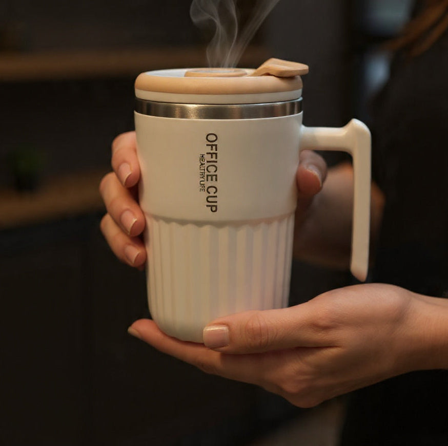 Double-Wall Stainless Steel Coffee Mug